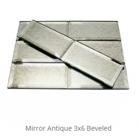 S3Antiqued Beveled 3x6