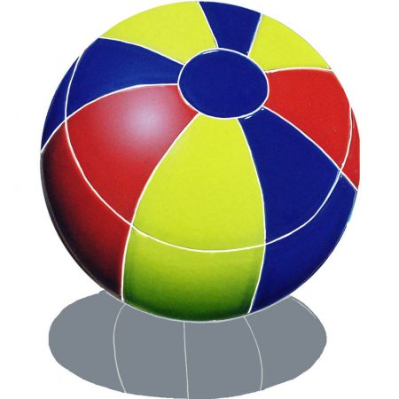 Beach Ball with Shadow Multi Color