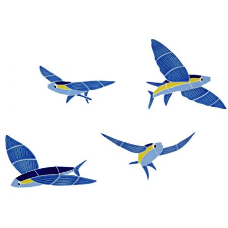 Flying Fish Set of 4