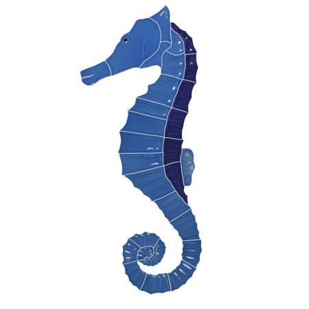 Seahorse Blue Left
