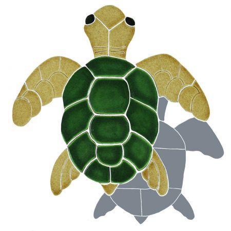 Classic Turtle Shadow Topview Natural