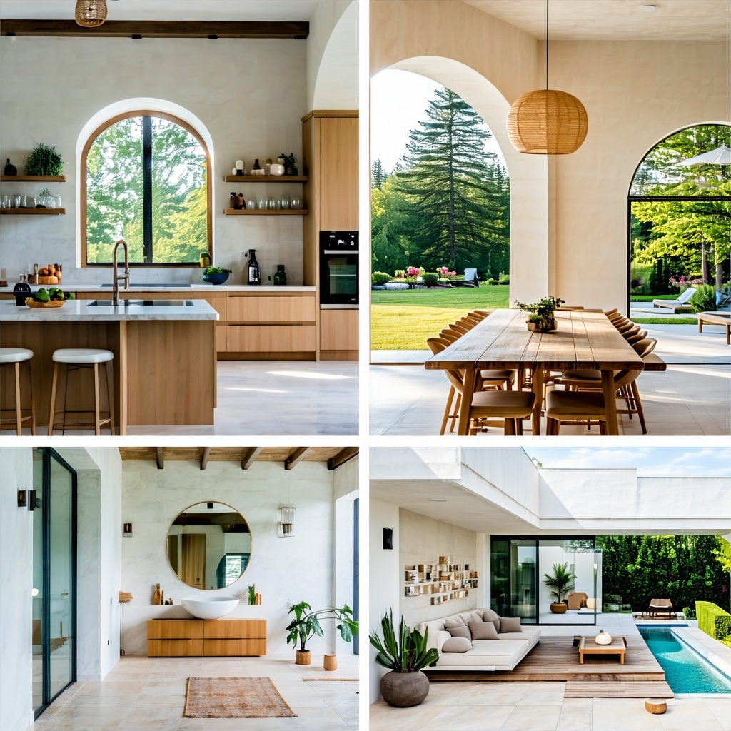 Compilation of Kitchen bathroom and outdoor design 4 photos